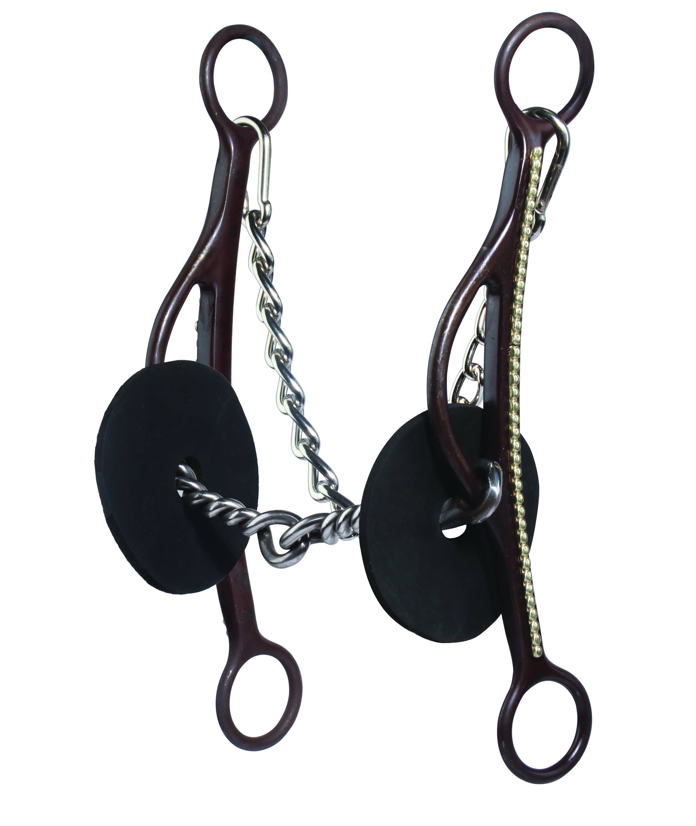 Brittany Pozzi by Professionals Choice Long Gag Twisted Wire Snaffle