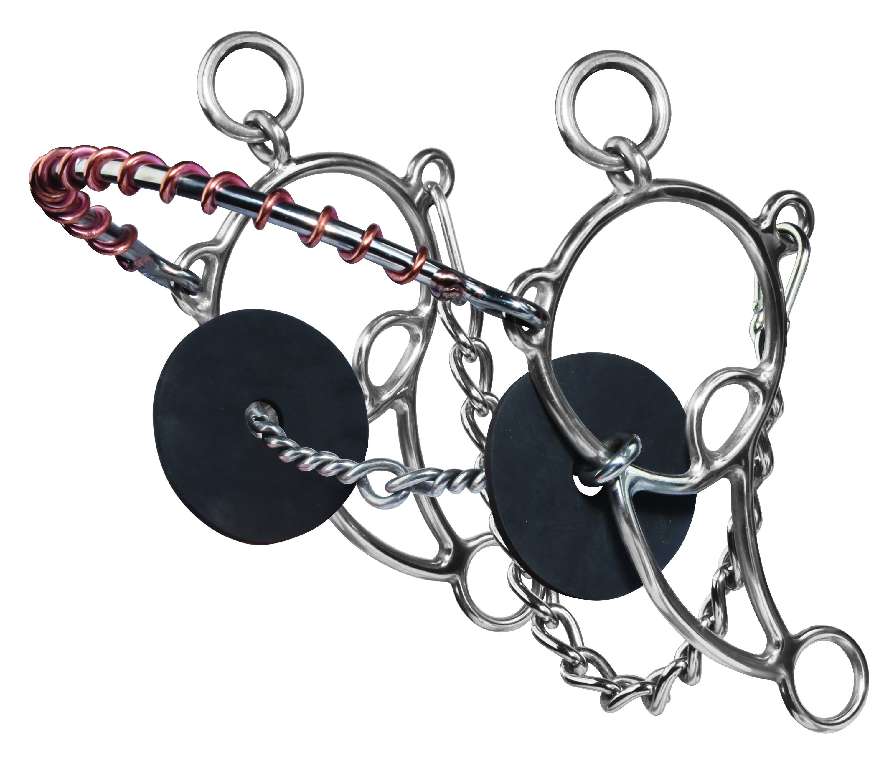 Brittany Pozzi by Professionals Choice Combo Twisted Wire Snaffle Bit