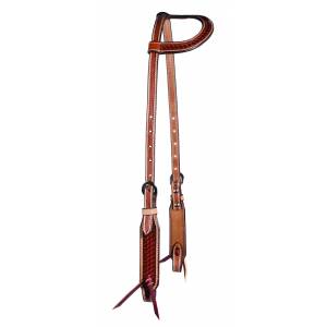 Professionals Choice Basket Weave One-Ear Headstall