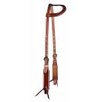 Professionals Choice Basket Weave One-Ear Headstall