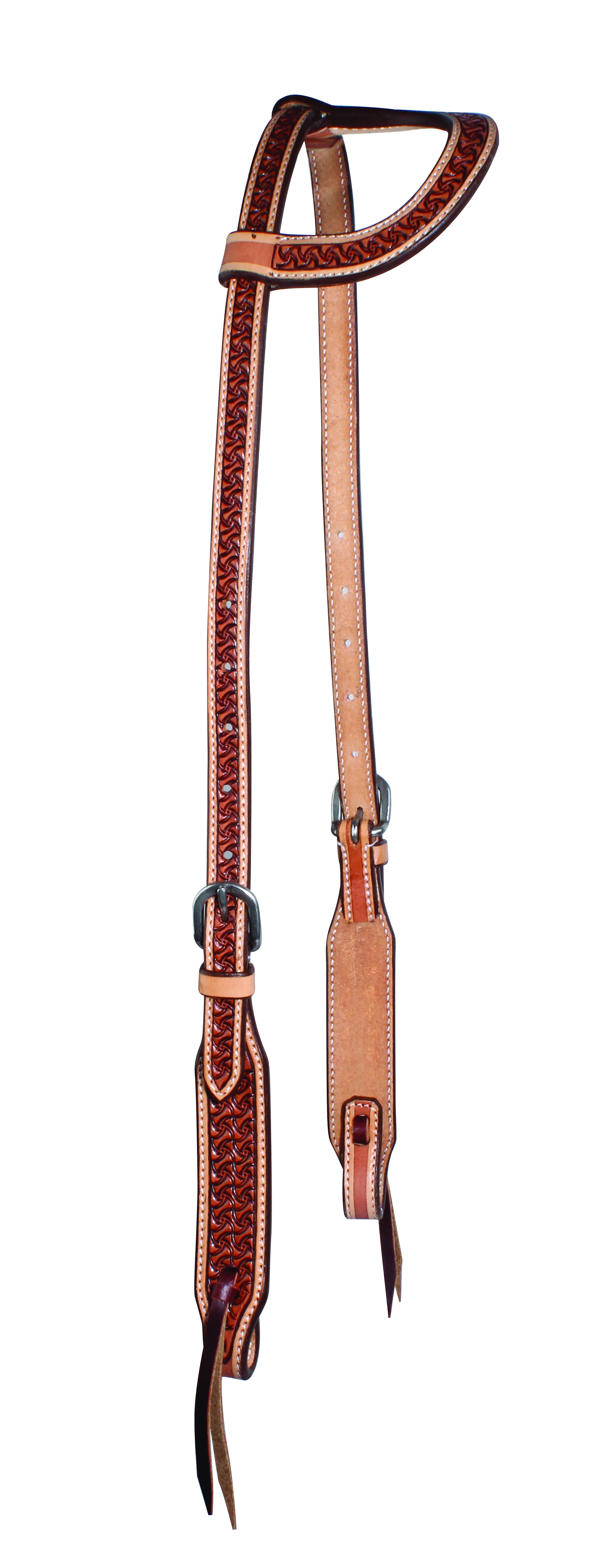 Professionals Choice Windmill Collection Natural Border Single Ear Headstall