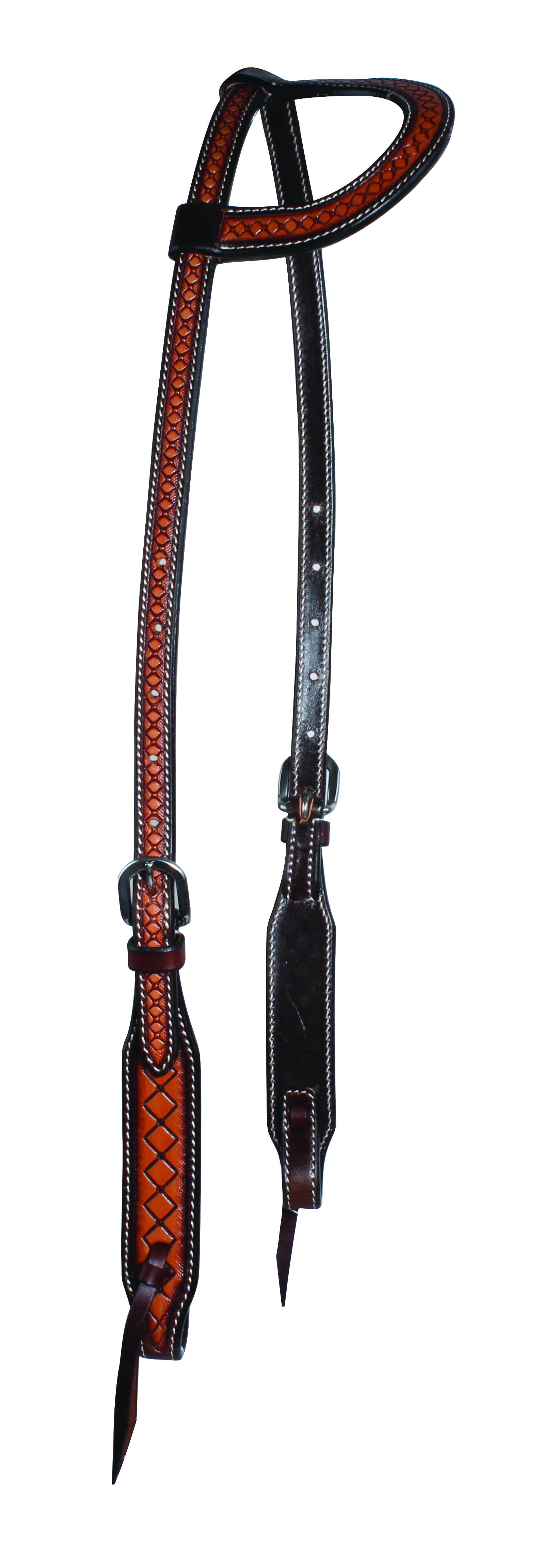 3P1024 Professionals Choice Crosshatch One Ear Headstall sku 3P1024