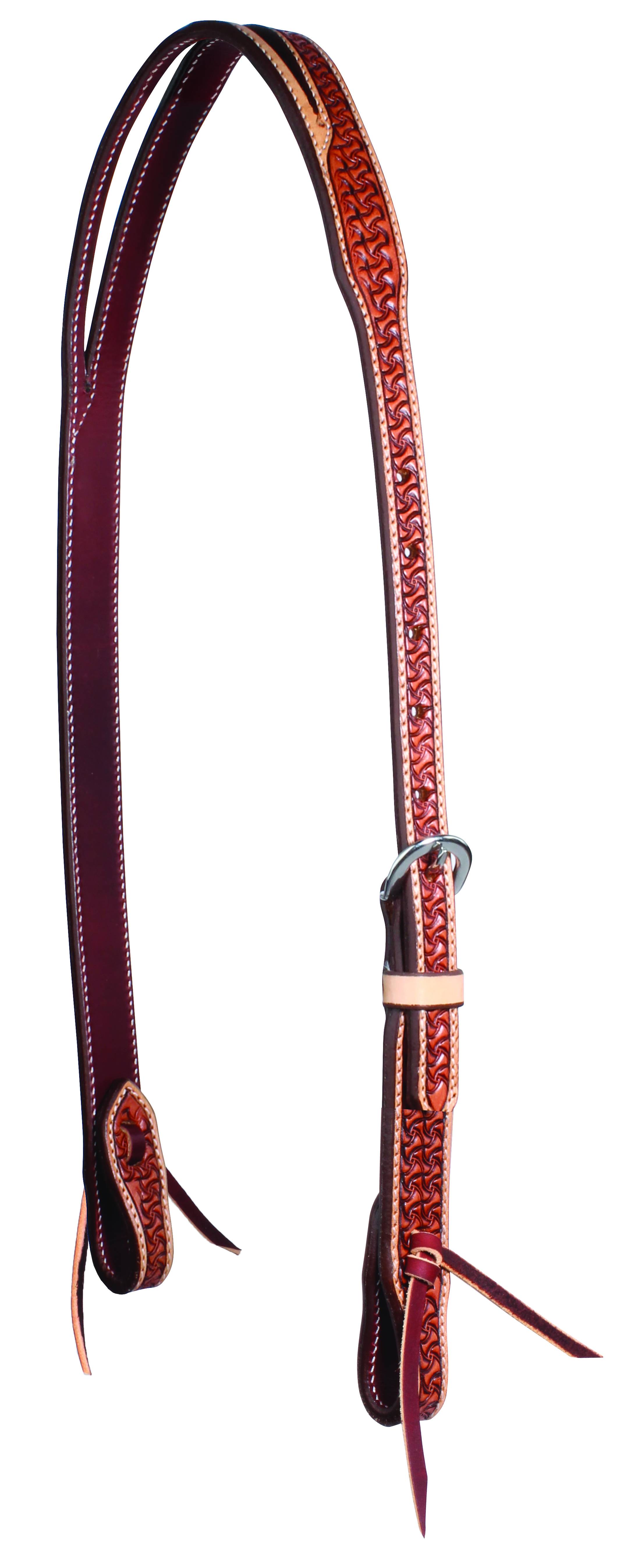 Professionals Choice Windmill Collection Natural Border Split Ear Headstall