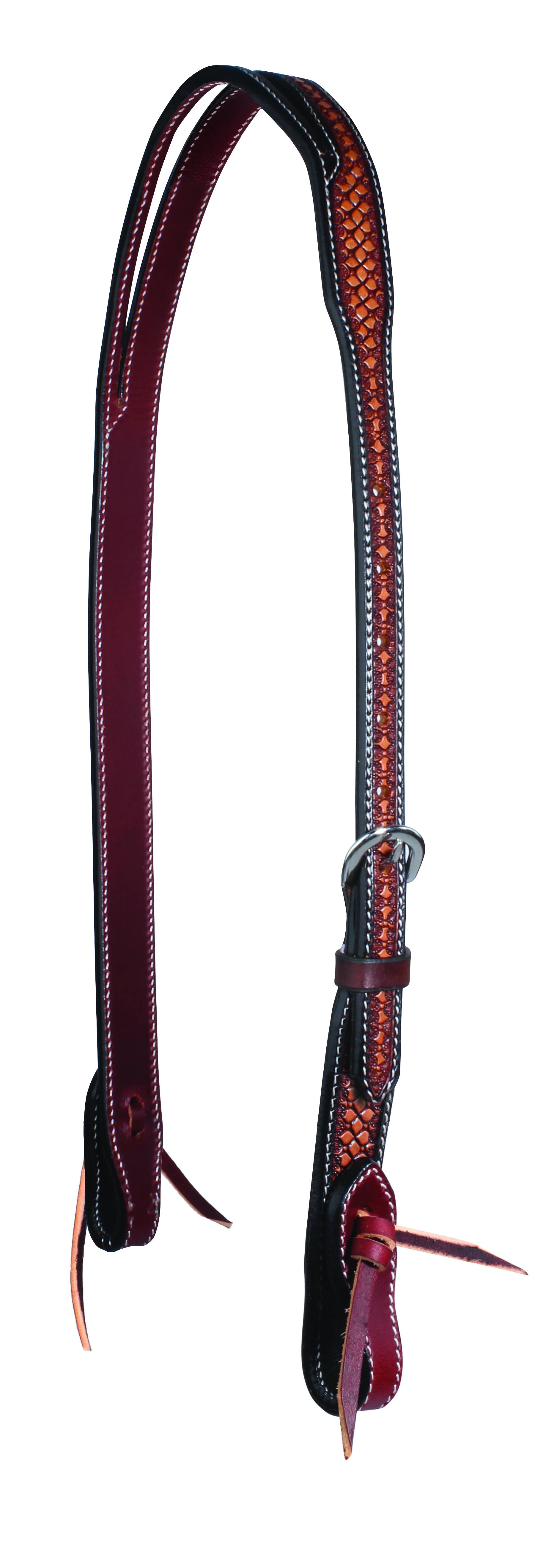 3P2002 Professionals Choice Reptile Split Ear Headstall sku 3P2002