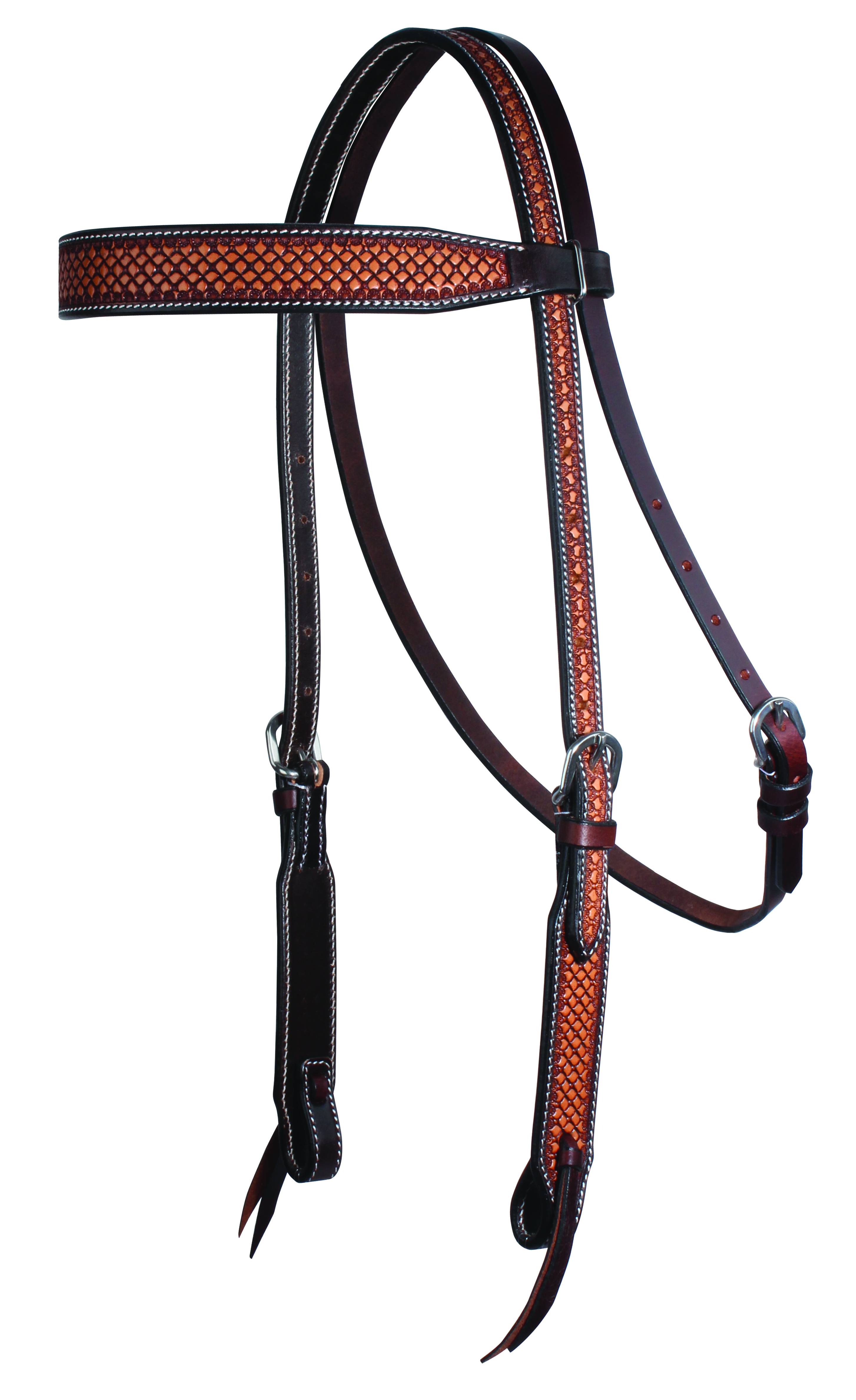 3P4022 Professionals Choice Reptile Browband Headstall sku 3P4022