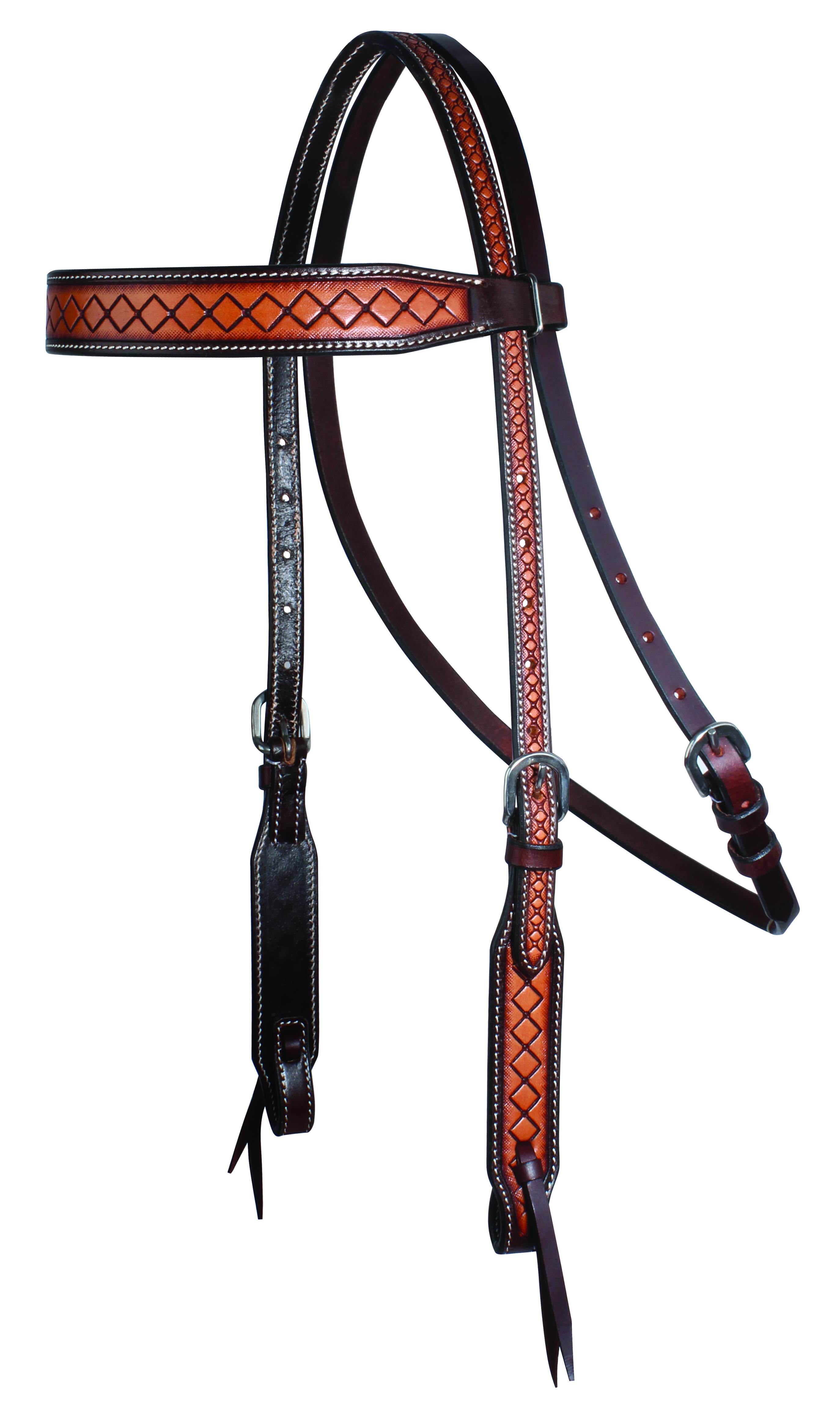 Professionals Choice Crosshatch Browband Headstall