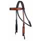 Professionals Choice Crosshatch Browband Headstall