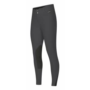 Kerrits Ladies Cross-Over II Knee Patch Breeches - Obsidian - 1X-Large