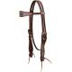 Weaver Leather Patina Rose Browband Headstall