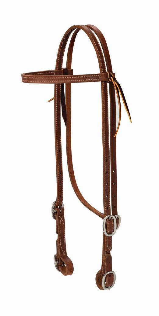 Weaver ProTack Browband Headstallwith Buckle Bit Ends