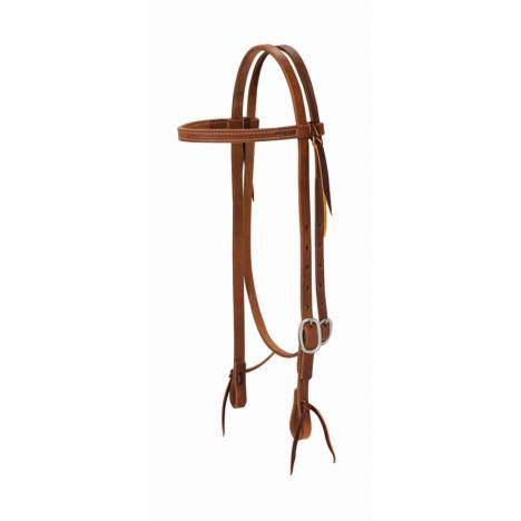 Weaver ProTack 5/8" Straigt Brow Headstall withSingle Cheek Buckle