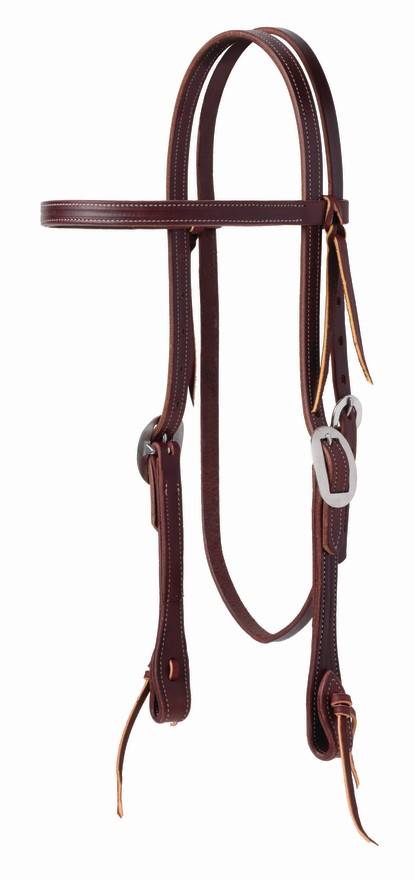 Weaver Synergy 5/8" Straight Brow Performance Headstall