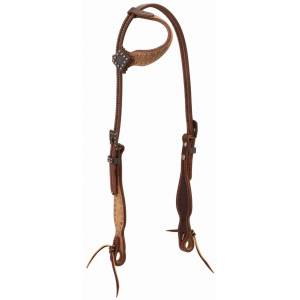 Weaver Rough Out Oiled Sliding EarHeadstall