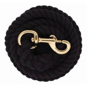 Weaver Leather 8' Cotton Lead Rope withBrass Plated 225 Snap