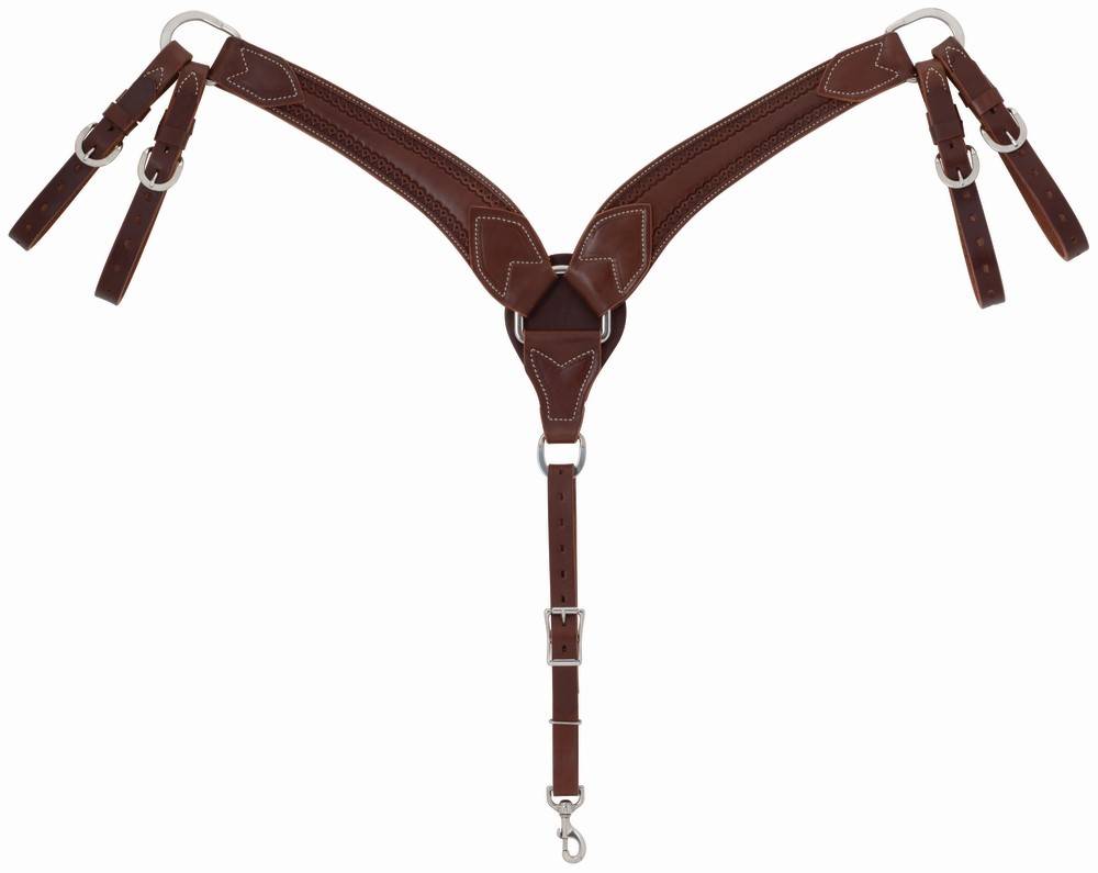 Weaver Leather Synergy Mayan Roper Hand-Tooled Breast Collar