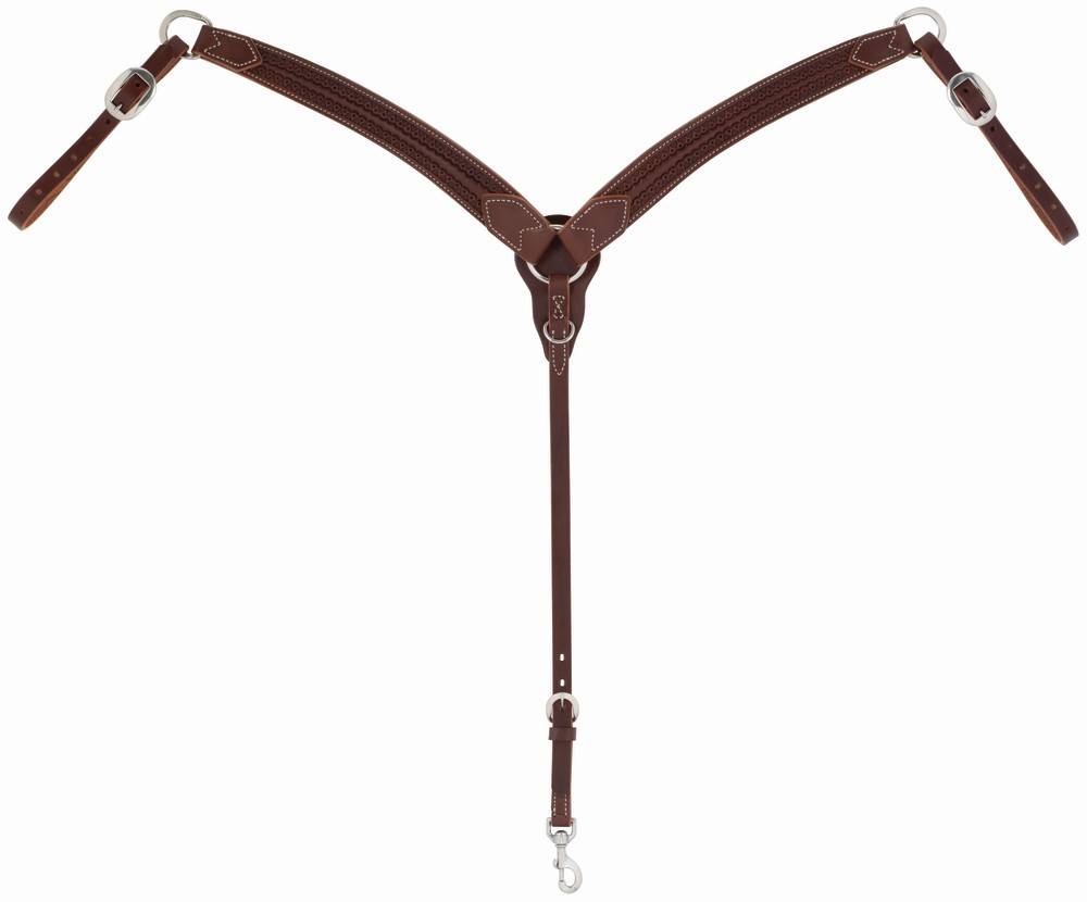 Weaver Leather Synergy Mayan Contoured Hand-Tooled Breast Collar