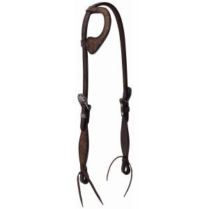 Weaver Leather Turquoise Cross Frontier Tack Sliding Ear Headstall