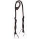 Weaver Leather Turquoise Cross Frontier Tack Sliding Ear Headstall