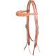 Martin Saddlery Rope Edge Antique Copper Dots Browband Headstall