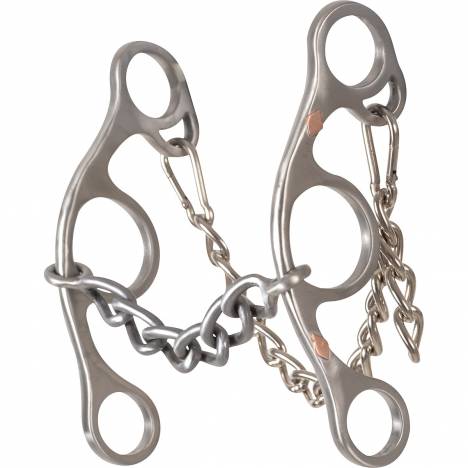 Classic Equine Sherry Cervi Diamond Short Shank Barrel Bit- Chain