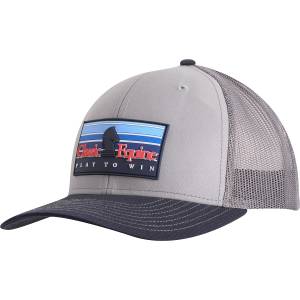 Classic Equine Mens Snapback Mesh Cap with Rubber Patch Logo