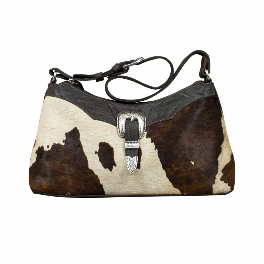 American West Cowtown Zip-Top Shoulder Bag