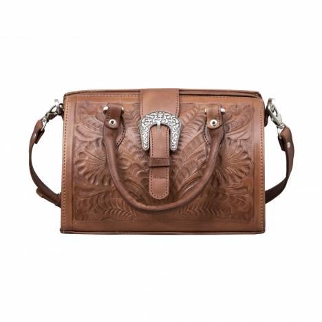 American West Vintage Small Doctor's Satchel with Snap Closure