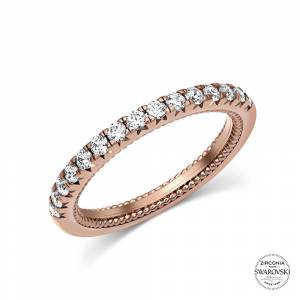 Montana Silversmiths Sterling Lane Eternally Yours Rose Anniversary Band