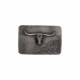 Montana Silversmiths Stormy Rough Out Longhorn Western Belt Buckle