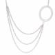Montana Sivlersmiths Circle of Life Layered Chain Necklace