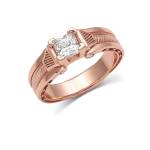 Montana Silversmiths Rose Gold Horseshoe Nail Ring