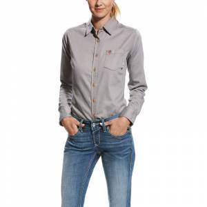 Ariat Ladies FR Basic Long Sleeve Work Shirt