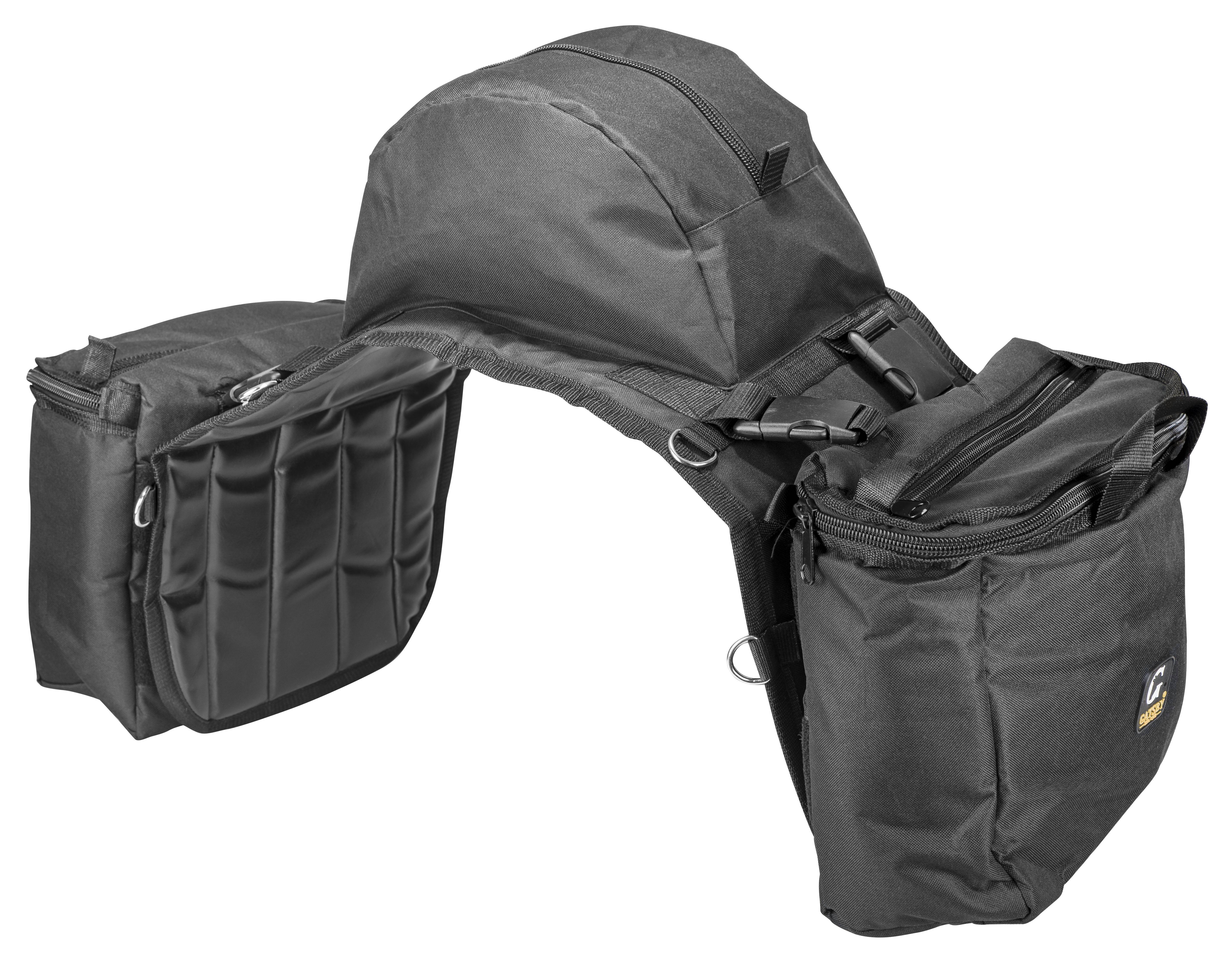 TrailMax Canvas Pack Saddle Panniers with Nylon Webbing