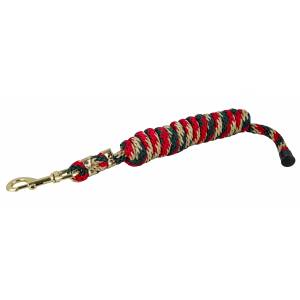 Gatsby Polypropylene 8' Lead with Snap - Gold/Red/Hunter