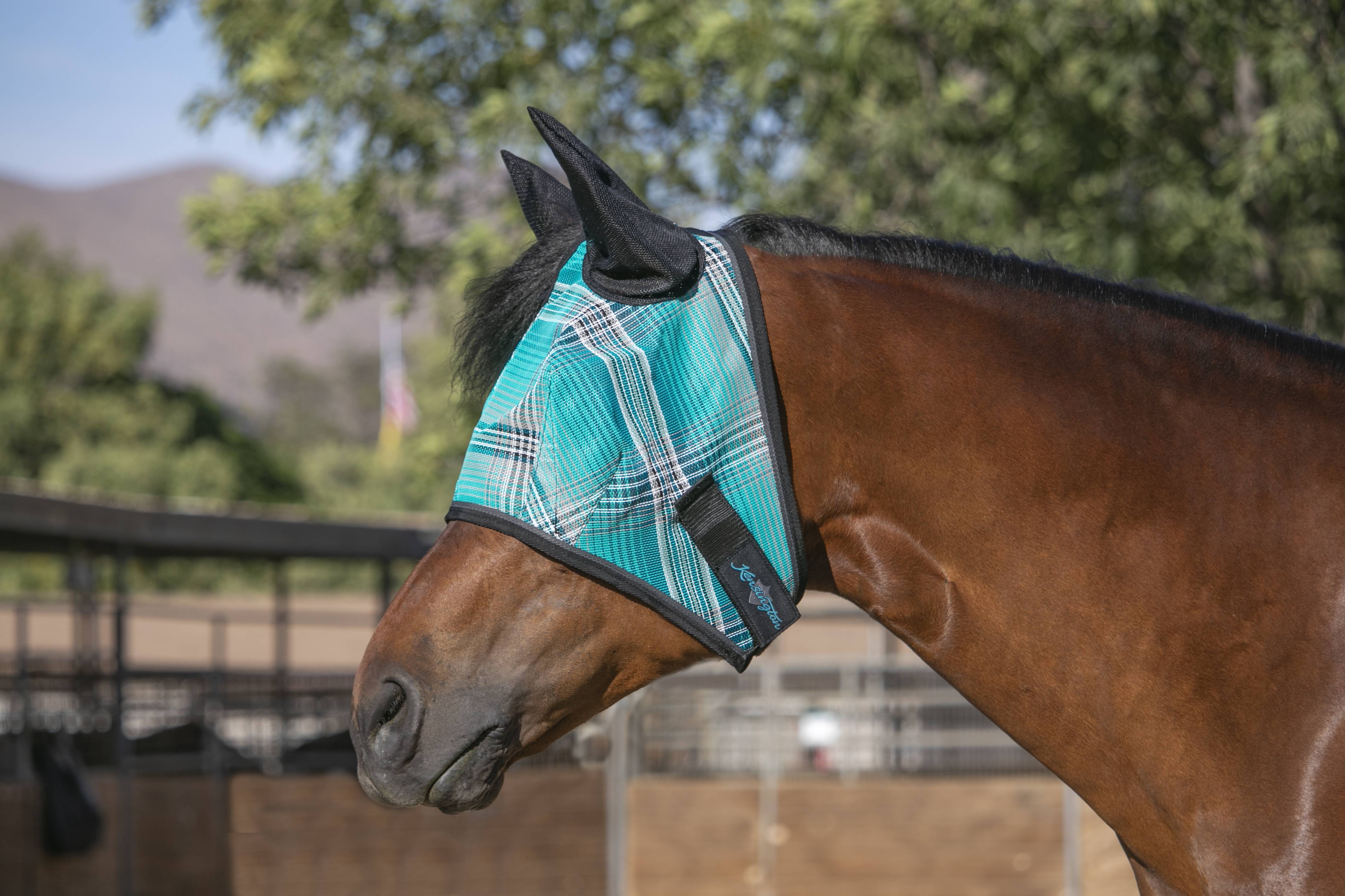 Kensington Signature Fly Mask with Web Trim, Soft Mesh Ears & Forelock opening