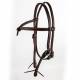 Tory Leather Peak Performance Tie End Brow Knot Headstall