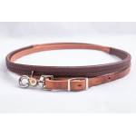 Tory Leather Rubber Grip Roping Reins