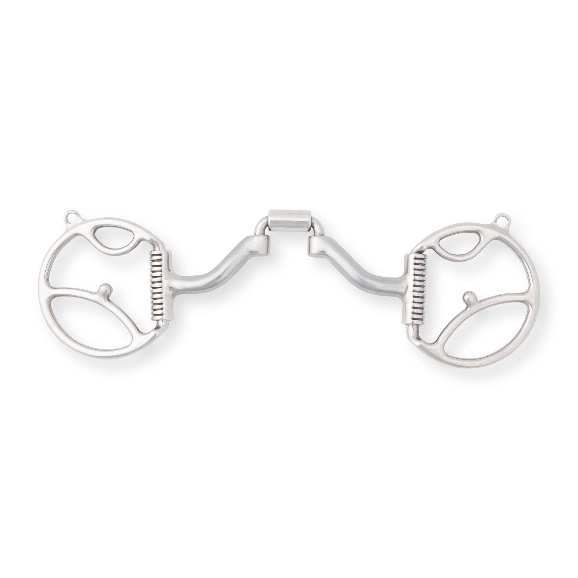 Myler Western Dee with Hooks Correctional Wide Port MB 41PBW Bit