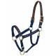 Perri's Ribbon Safety Halter - Made in the USA- Navy with Stars