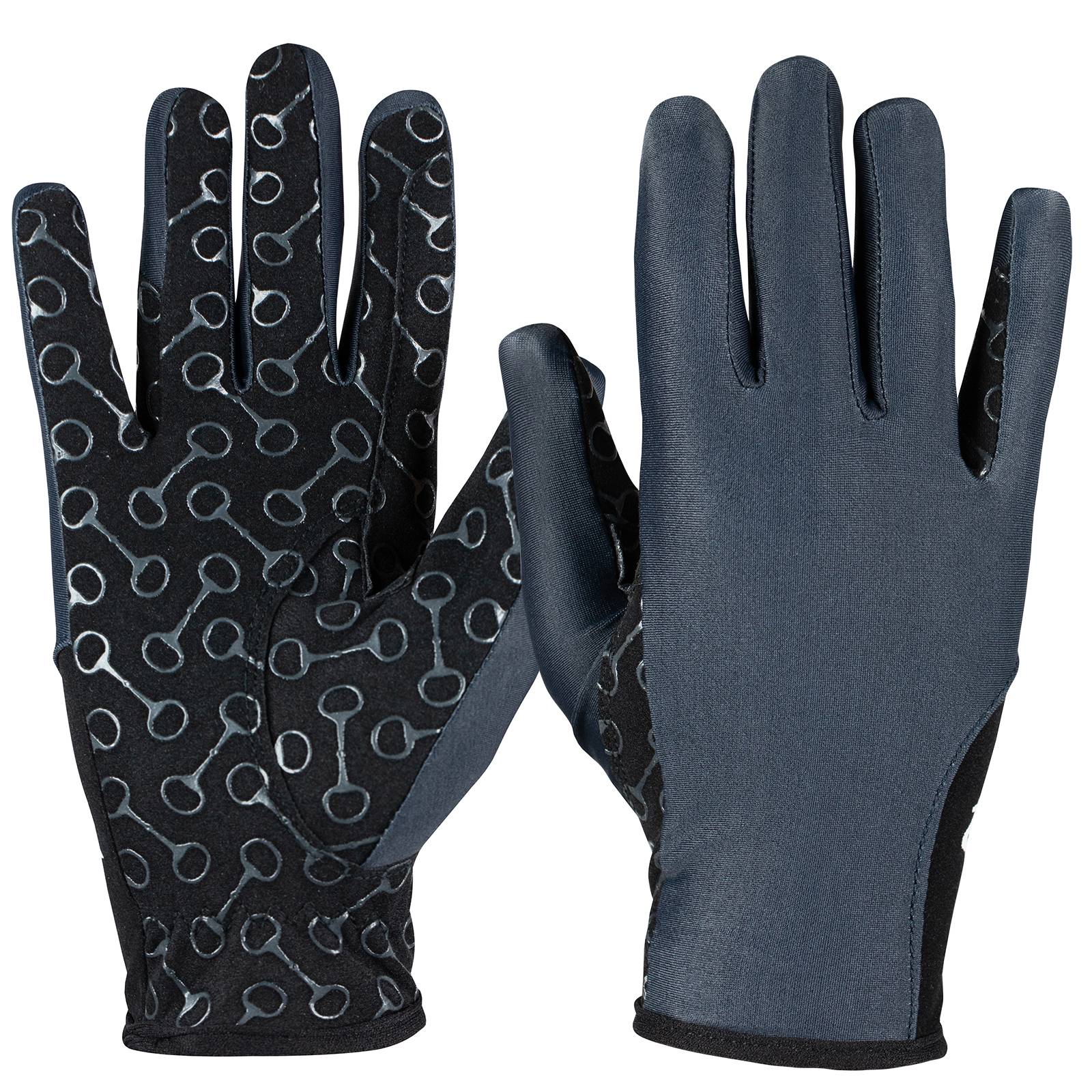 Horze Kids Riding Gloves with Silicone Palm Print