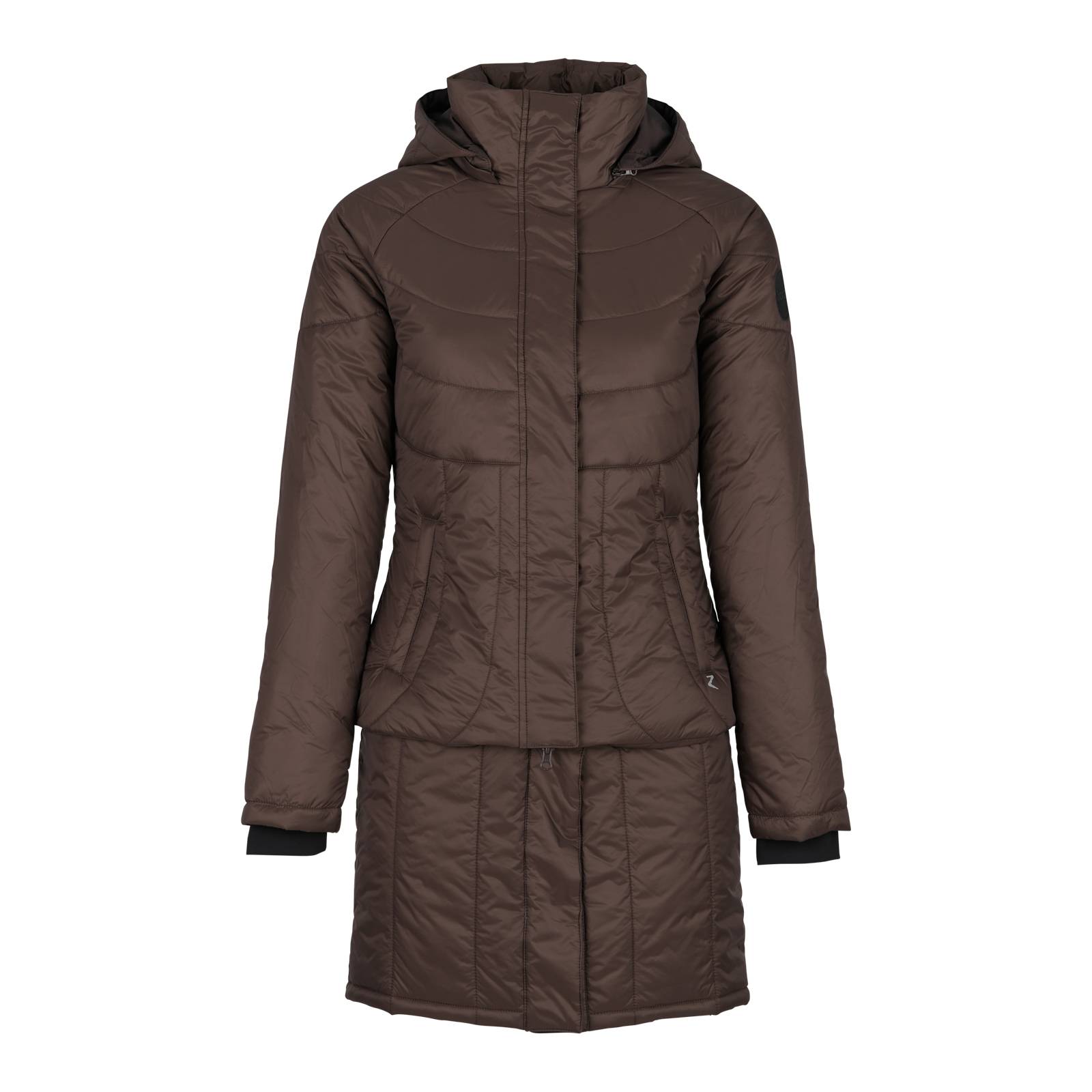 Ladies waterproof cheap padded parka