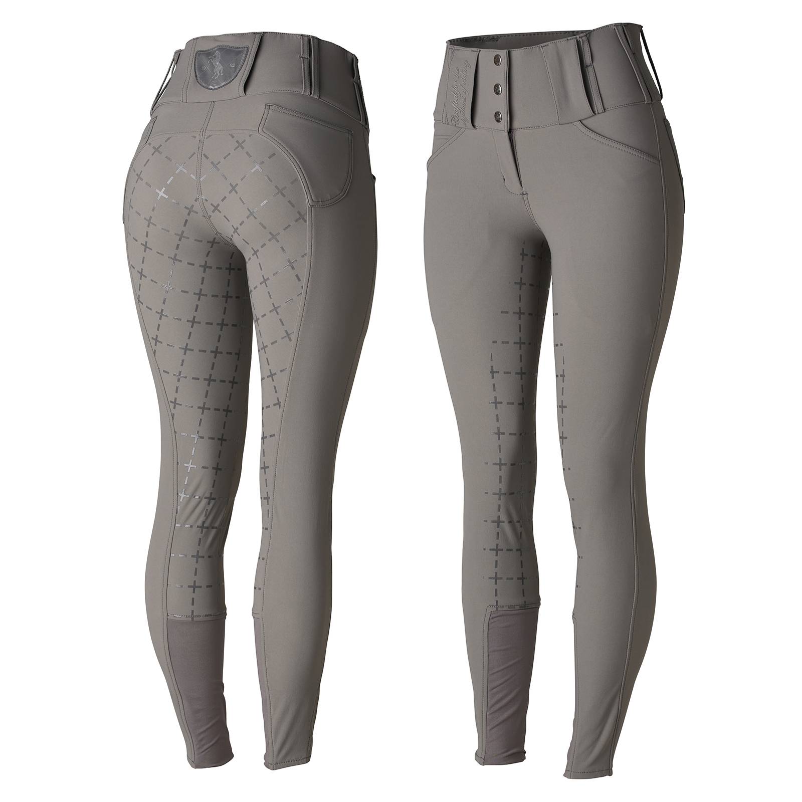 Horze Ladies Desiree Silicone Full Seat Breeches with Belt Loops