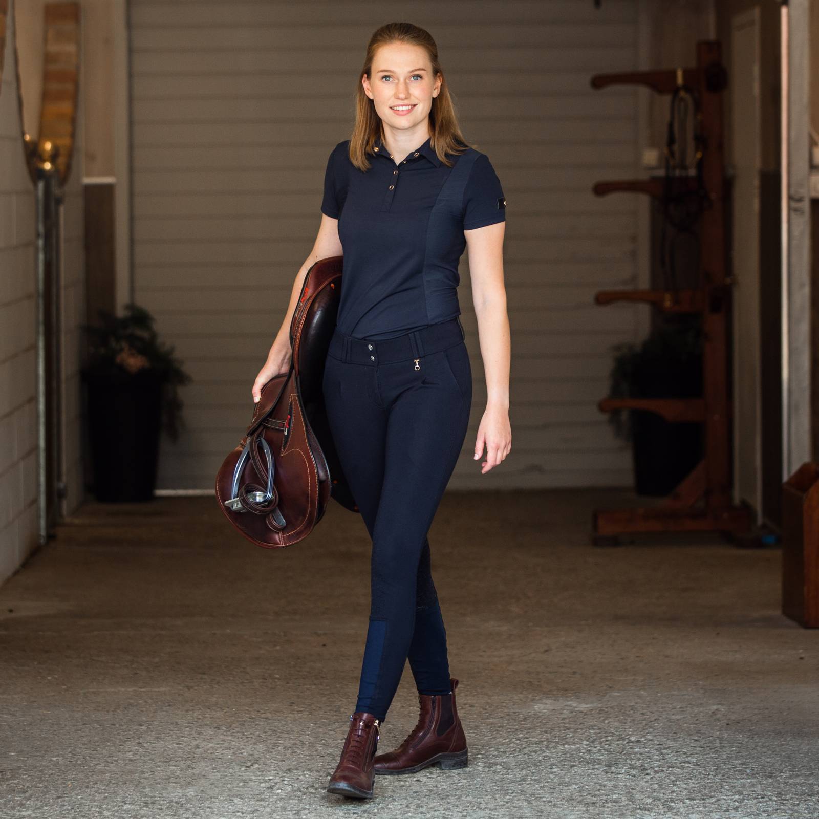 Horze Ladies Angela High Waist Silicone Full Seat Breeches