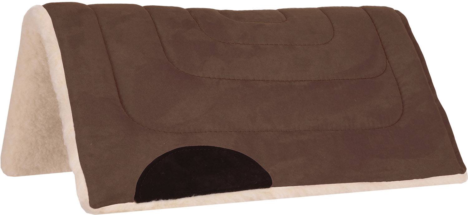 Mustang Faux Suede Pony Pad with Fleece Bottom