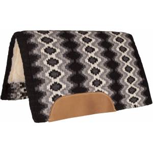 Mustang Mohair Woven Navajo Blanket with Fleece Bottom