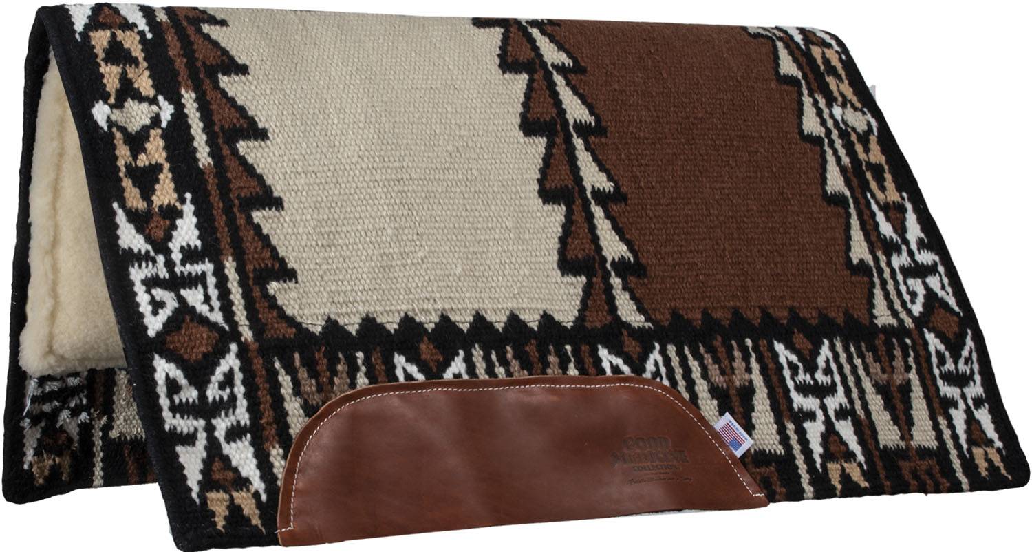 Mustang No Fear 100% Wool Fleece Bottom Saddle Pad