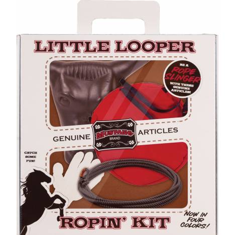 Mustang Little Looper Roping Kit (Steer Head, Bag, Rope, Glove)