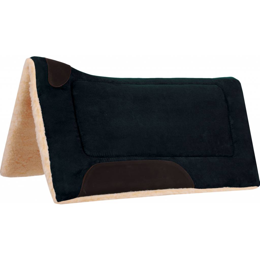 Mustang Faux Suede Contoured Pad with Fleece Bottom