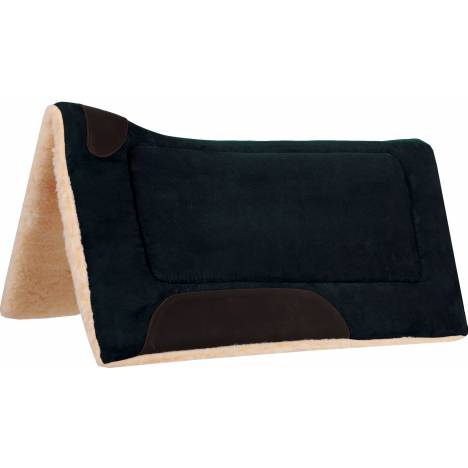 Mustang Faux Suede Contoured Pad with Fleece Bottom