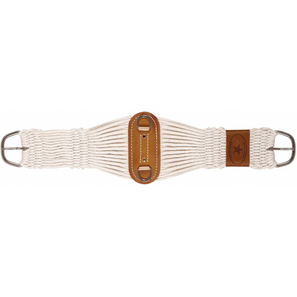 Mustang Roper 27-Strand Wool Blend Roper Cinch with Stainless Steel Buckles